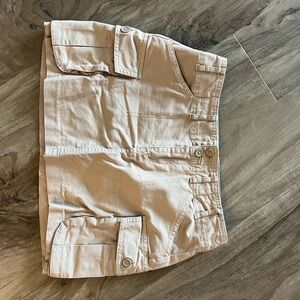 Brandy Melville Beige Cargo Shorts